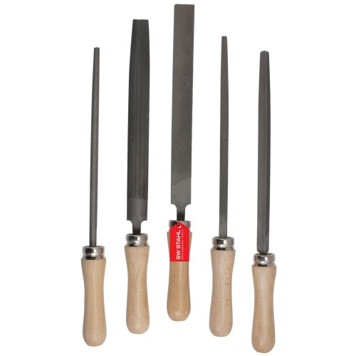 SW-Stahl 90902SB atölye eğe seti, 300 mm, 5 parça