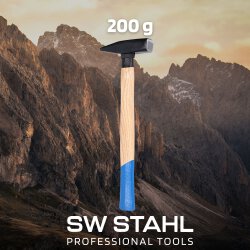 SW-Stahl 50902L Schlosserhammer, mit Stielschutz, 200 g