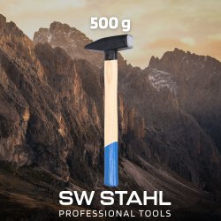 SW-Stahl 50905L Schlosserhammer, mit Stielschutz, 500 g