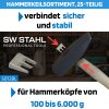 SW-Stahl 50128L Hammerkeilsortiment, 25-teilig