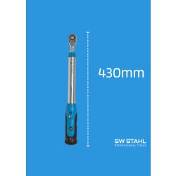 SW-Stahl 03813L Llave dinamométrica, 1/2" pulgada, 20-100 Nm