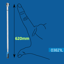 SW-Stahl 03821L momentnøkkel, 1/2" tomme, 60-340 Nm