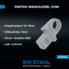 SW-Stahl 03855L Einsteck-Ringschlüssel, 15 mm