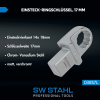 SW-Stahl 03857L Clé polygonale à douille, 17 mm