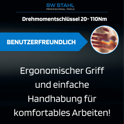 Klucz dynamometryczny SW-Stahl 03905L, 3/8" cala, 20-110 Nm