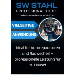 SW-Stahl 03942L-IMP Drehmomentschlüssel, 3/4" Zoll, 140-980 Nm