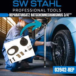 SW-Stahl 03942L-REP remonta komplekta sprūdrata mehānisms, 3/4"