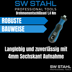 SW-Stahl 03904L Drehmomentschraubendreher, 1,4 Nm, voreingestellt