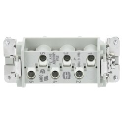 Harting 09310062701 Han 6 HsB socket insert