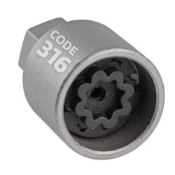 SW-Stahl 02385L-16 Felgensicherung/ Felgenschloss -...