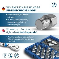 SW-Stahl 02381L-16 loka slēdzene / loka bloķēšana BMW adapteris 15