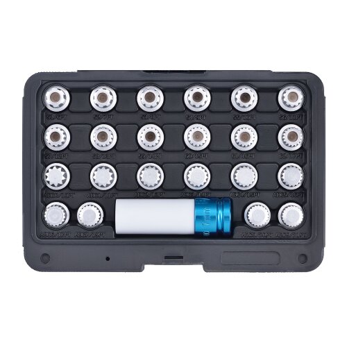 SW-Stahl 02382L sada na demontáž ráfkového zámku, VW, 23 kusů