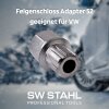 SW-Stahl 02382L-2 Felgensicherung / Felgenschloss für VW Adapter 52