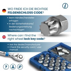 SW-Stahl 02382L-14 loka slēdzene / loka bloķēšana VW adapteris ABC1