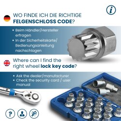 SW-Stahl 02382L-16 loka slēdzene / loka bloķēšana VW adapteris ABC3