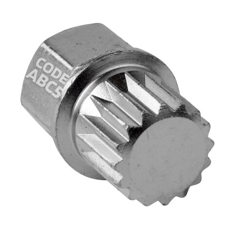 SW-Stahl 02382L-18 Bloqueo de llanta / Adaptador VW de bloqueo de llanta ABC5