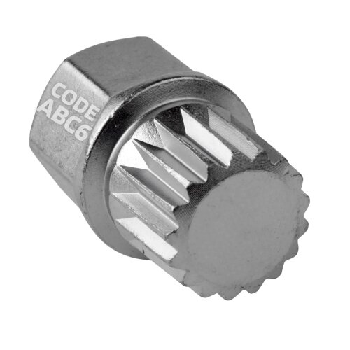 SW-Stahl 02382L-19 Felgensicherung / Felgenschloss für VW Adapter ABC6