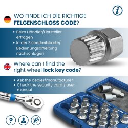 SW-Stahl 02382L-21 loka slēdzene / loka bloķēšana VW adapteris ABC8