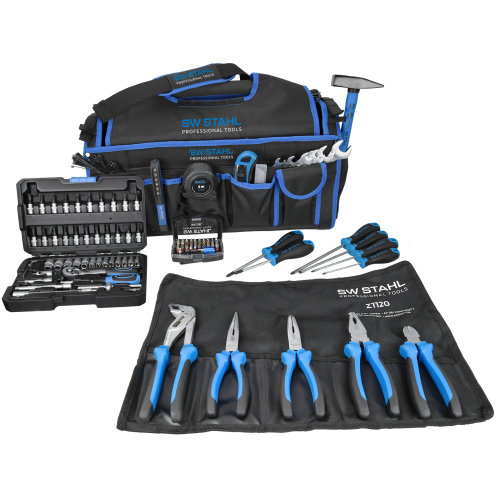 SW-Stahl Z5000 Werkzeugtasche "Multibag XL", Werkzeugbestückung "KOMPAKT", 109-teilig