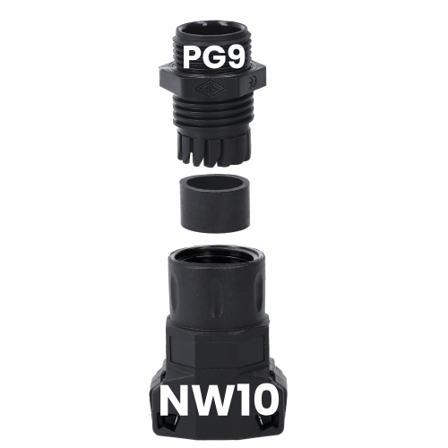 Schlemmer 3805601 ホース継手 SEM-FAST Kombi NW10 PG9