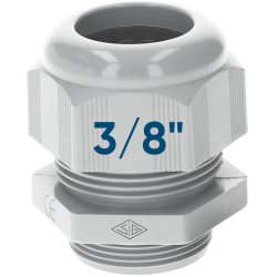 SIB F7040800 plastmasas kabeļu blīvslēgs 3/8 "NPT...