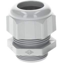 SIB F7042040 Plastic Cable Gland 3/4" NPT, Light Gray, 7.0–16.0 mm, 5308906