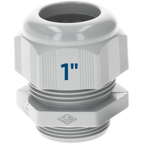 SIB F7042800 prensa-cabo plástico 1 "NPT cinza claro 14,0 - 25,0 mm 5308903