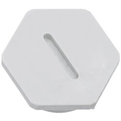 SIB G4629009 Blindstopfen sechskant PG29 Kunststoff...