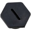 SIB G4832220 Blindstopfen sechskant M32 Kunststoff schwarz
