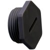 SIB G4832220 Blindstopfen sechskant M32 Kunststoff schwarz