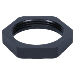 SIB H4109006 Plastikinė fiksavimo veržlė PG9 juoda 7211752