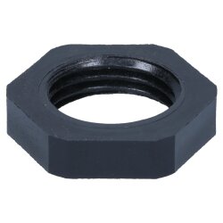 SIB H4149000 Contratuerca de plástico PG48 negro