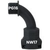 Schlemmer 3805213 Schlauchverschraubung SEM-FAST 90° Grad Bogen NW17 PG16 schwarz