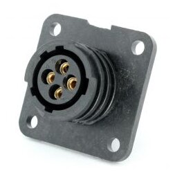 KALI-2604A Toughcon okrogel komplet vtičev 4-polni I z zidno vtičnico za kontakte vtičnic