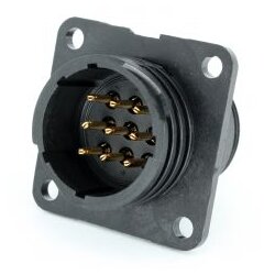 KALI-2609B Toughcon στρογγυλό σετ βύσματος 9 ακίδων I με πρίζα τοίχου για επαφές με ακίδες