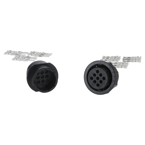 KALI-2609D Toughcon round connector set 9-pin I with cable socket for pin contacts
