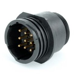 KALI-2609D Toughcon round connector set 9-pin I with cable socket for pin contacts