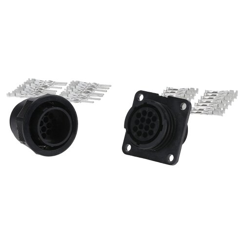 KALI-2614A Toughcon rundt stiksæt 14-polet I med vægstik til stikkontakter