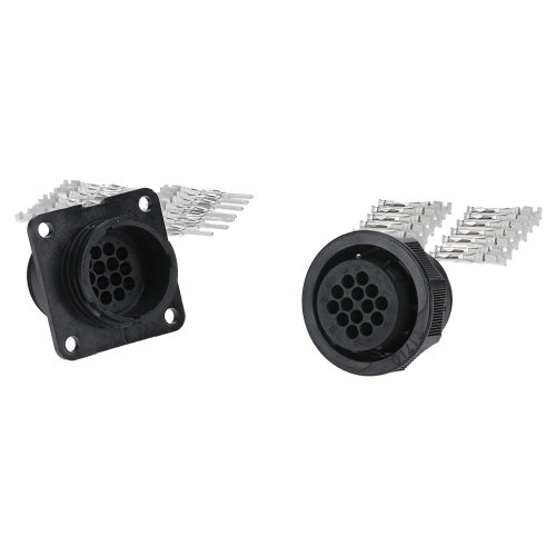 KALI-2614B Toughcon okrogli konektorski set 14-polni I z zidno vtičnico za pin kontakte