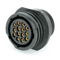 KALI-2614C Toughcon round connector set 14-pin I with cable socket for socket contacts