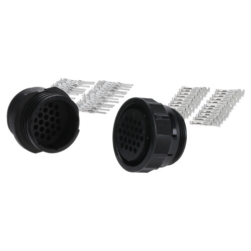 KALI-2624D Toughcon round connector set 24-pin I with cable socket for pin contacts