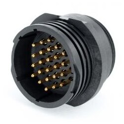 KALI-2624D Toughcon round connector set 24-pin I with cable socket for pin contacts