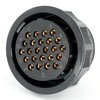 KALI-2624D Toughcon round plug set 24-pin I with cable socket for pin contacts