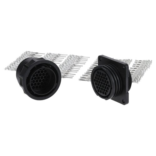 KALI-2637A Toughcon 圆形连接器套件 37 针 I，带用于插座触点的墙壁插座