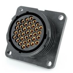 KALI-2637A Toughcon 圆形连接器套件 37 针 I，带用于插座触点的墙壁插座