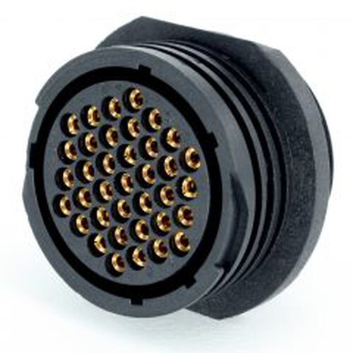 KALI-2637C Toughcon round plug set 37-pin I with cable socket for female contacts