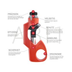 Intercable ABI1 afisoleringsværktøj stripper til kabler Ø4,5-29mm