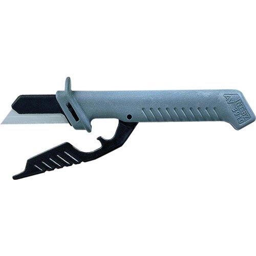 Intercable Tools AV3910 Kabelmesser Trapezklinge mit integriertem Klingenschutz