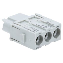 Harting 09140032701 Inserto de enchufe Han C-Module con conexión axial