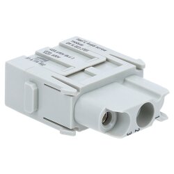 Harting 09140032701 Inserto de enchufe Han C-Module con conexión axial